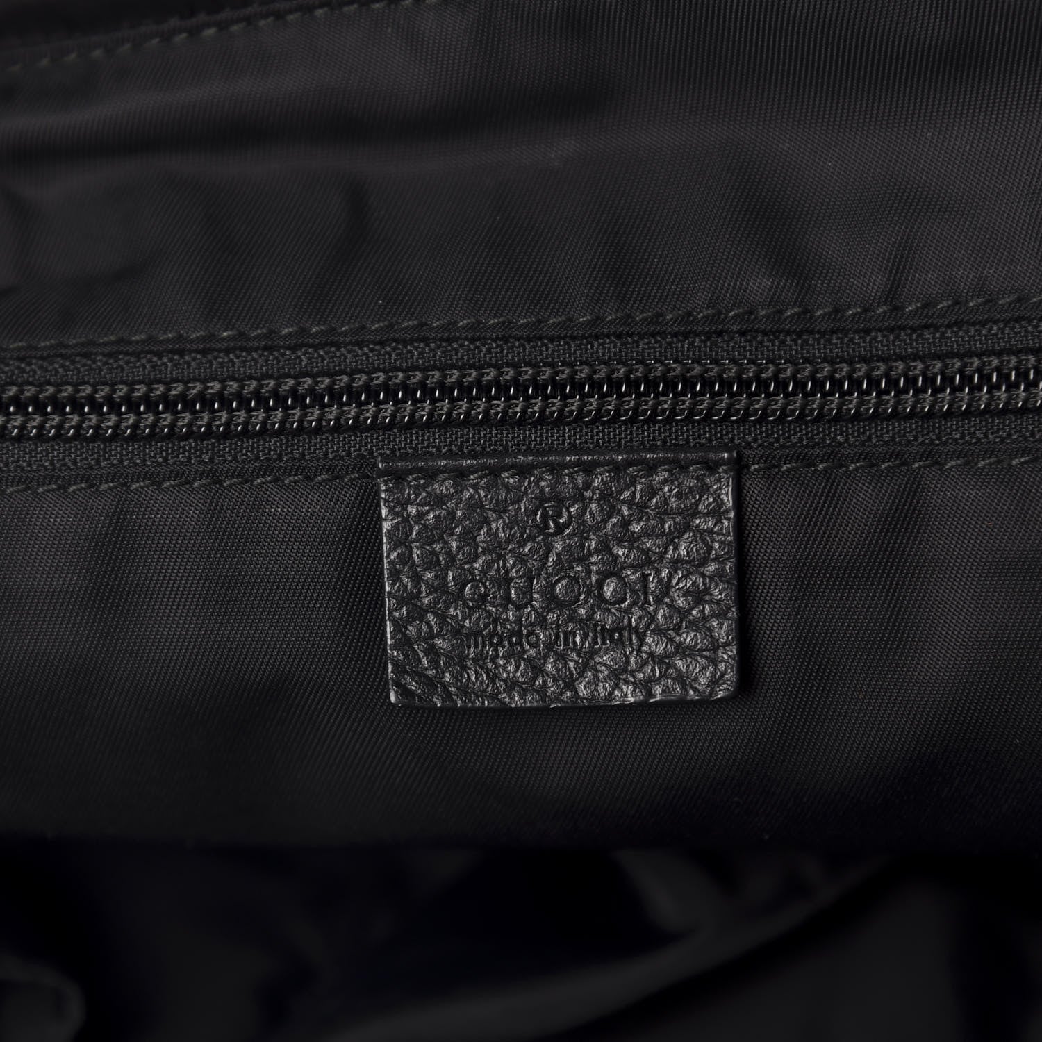 Gucci Nylon Monogram Medium Vertical Tote Black 10 of 12