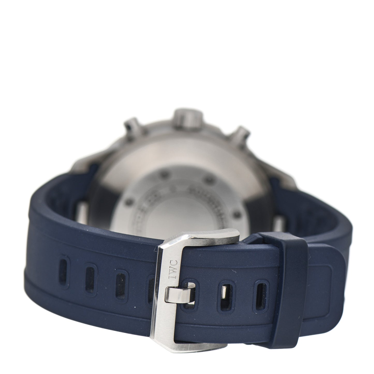 Stainless Steel Rubber 44mm Aquatimer Chronograph Automatic Watch Blue IW376704