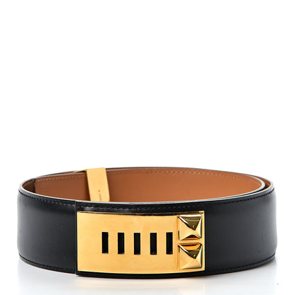 Hermes Box Collier De Chien CDC Belt 70 Black 2 of 4