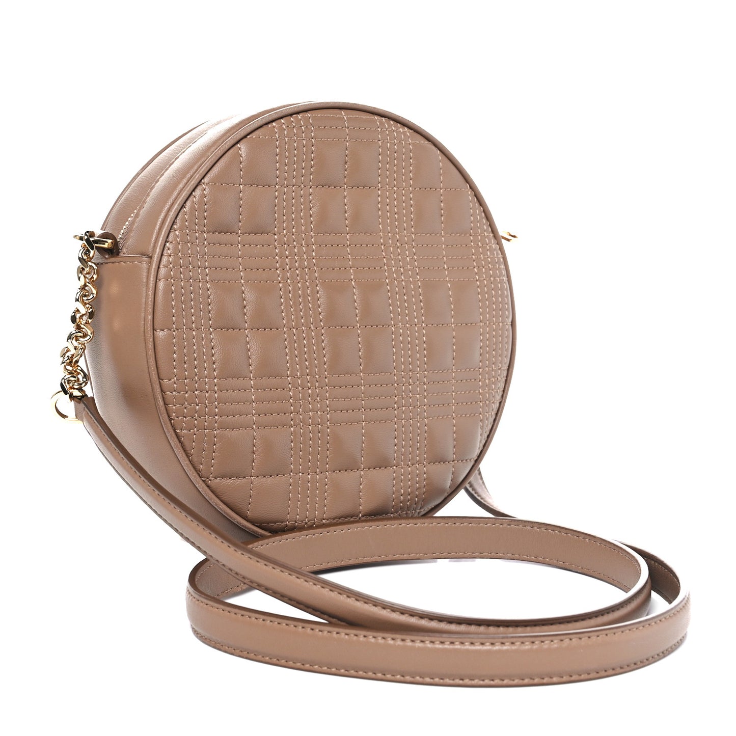 Lambskin Quilted New Louise Bag Camel