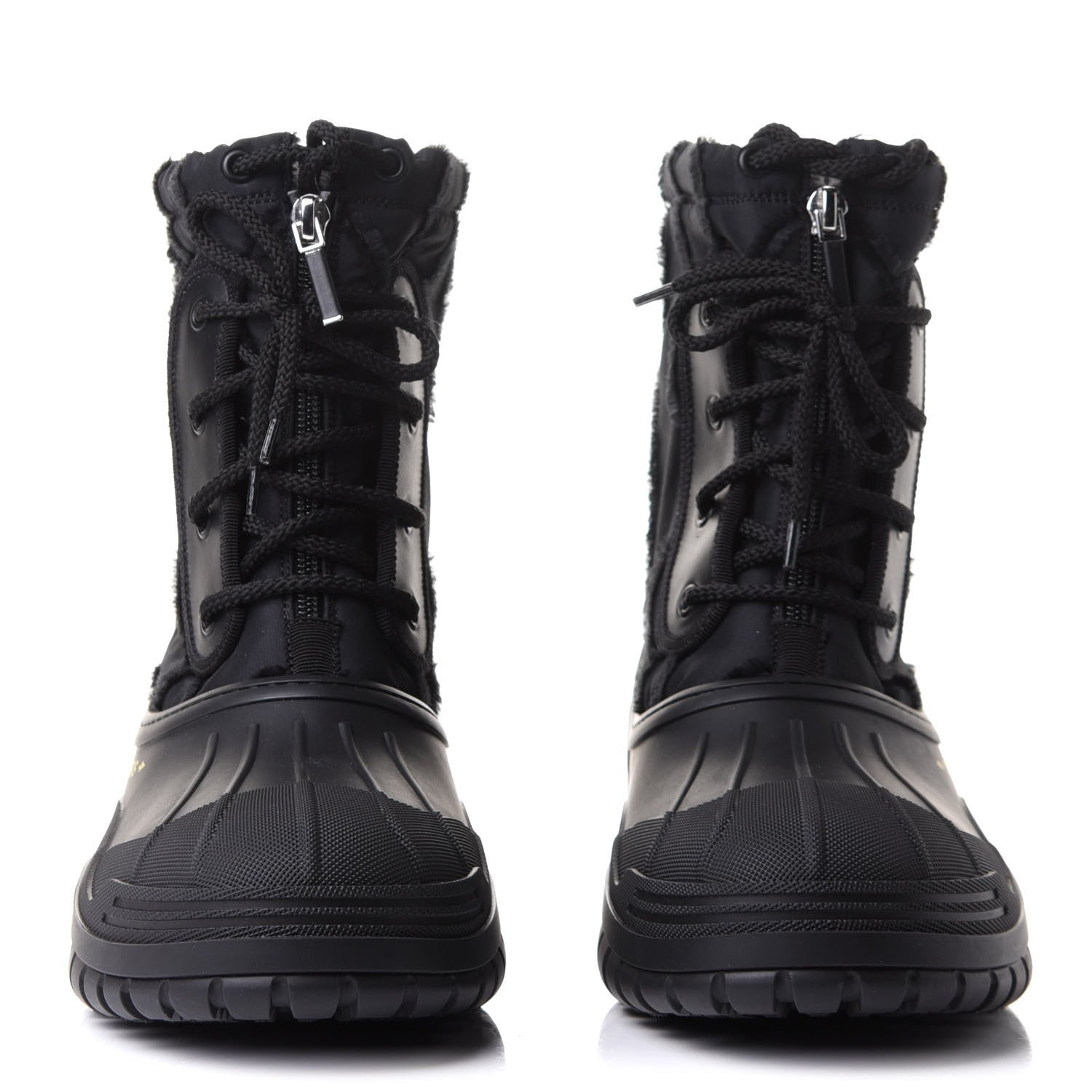 Christian Dior Rubber Nylon D-Venture Boots 40 Black 2 of 9