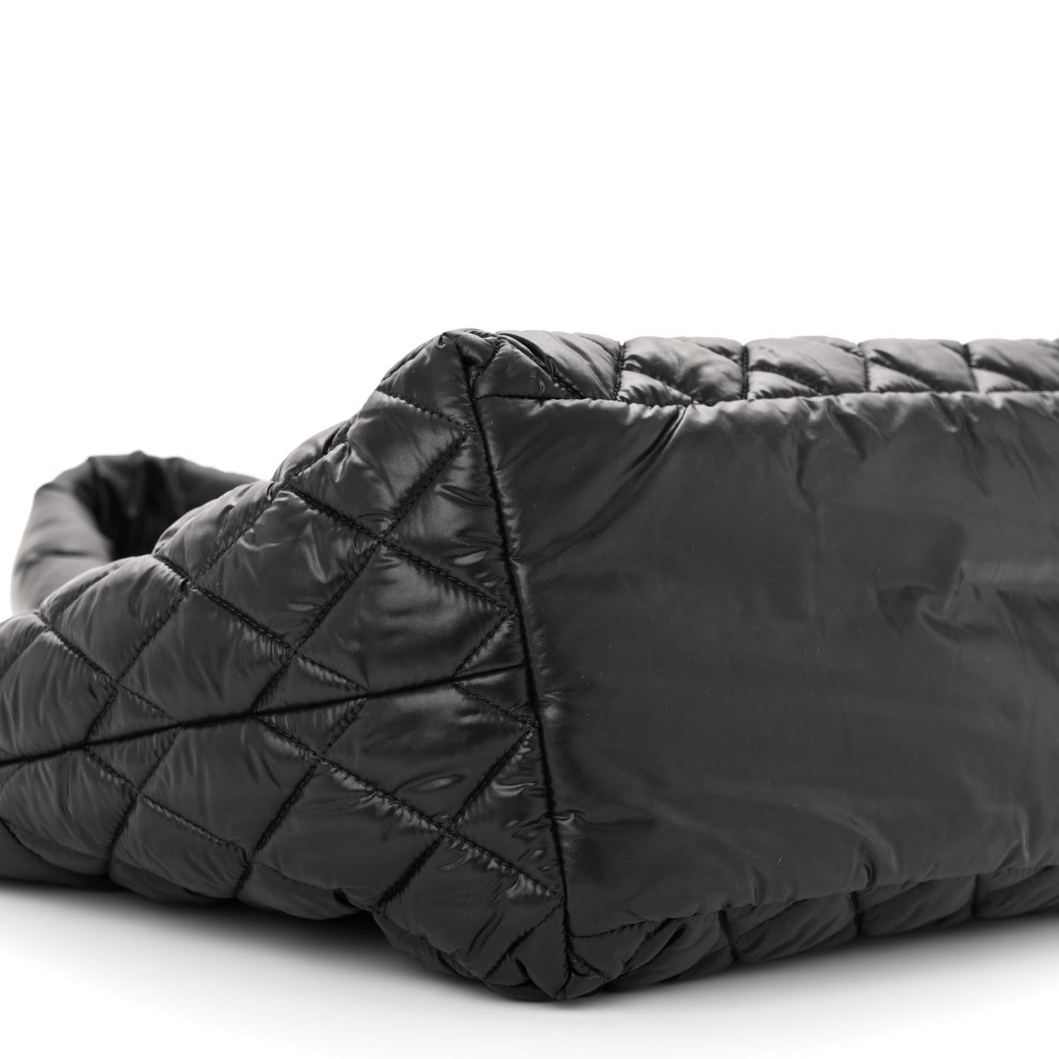 Chanel Nylon Quilted Small Coco Cocoon Tote Black 14 of 17