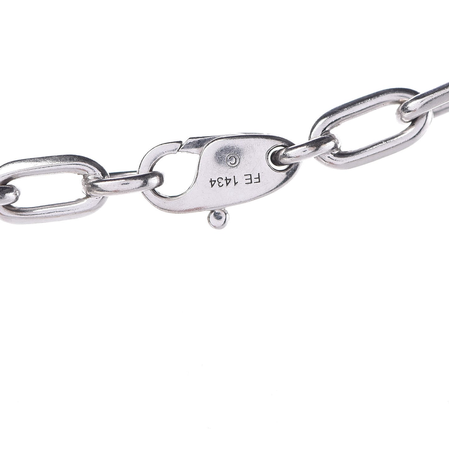 18K White Gold 5mm Spartacus Chain Necklace