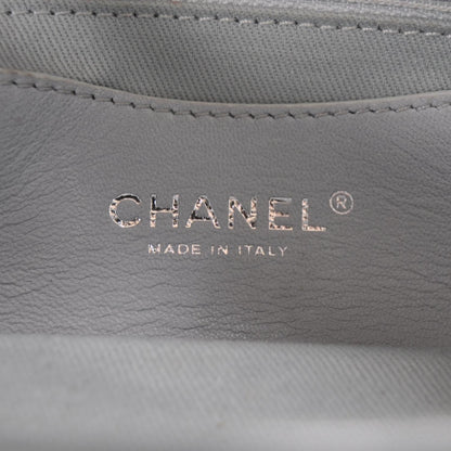 Chanel Patent Quilted Small Just Mademoiselle Gray 7 of 10
