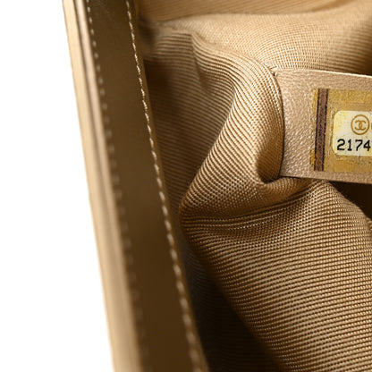 Chanel Metallic Patent Calfskin Quilted Medium Boy Flap Gold 7 of 11