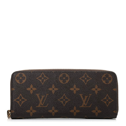 Louis Vuitton Monogram Clemence Wallet Rose Ballerine 1 of 7