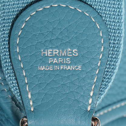 Hermes Taurillon Clemence Evelyne III GM Blue Jean 5 of 17