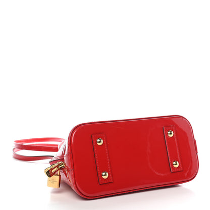Louis Vuitton Vernis Alma BB Cherry 4 of 8