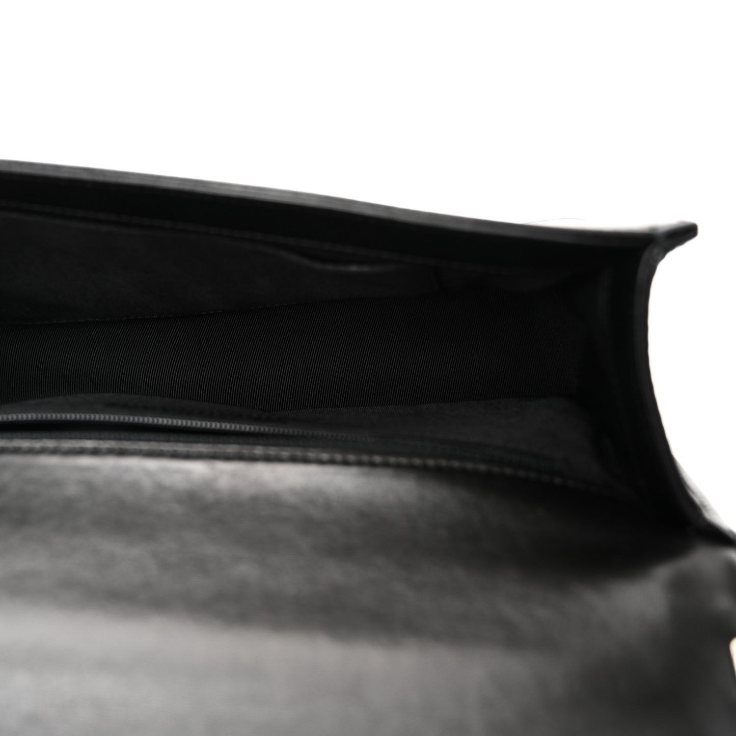 Lambskin Quilted New Medium Boy Flap Black