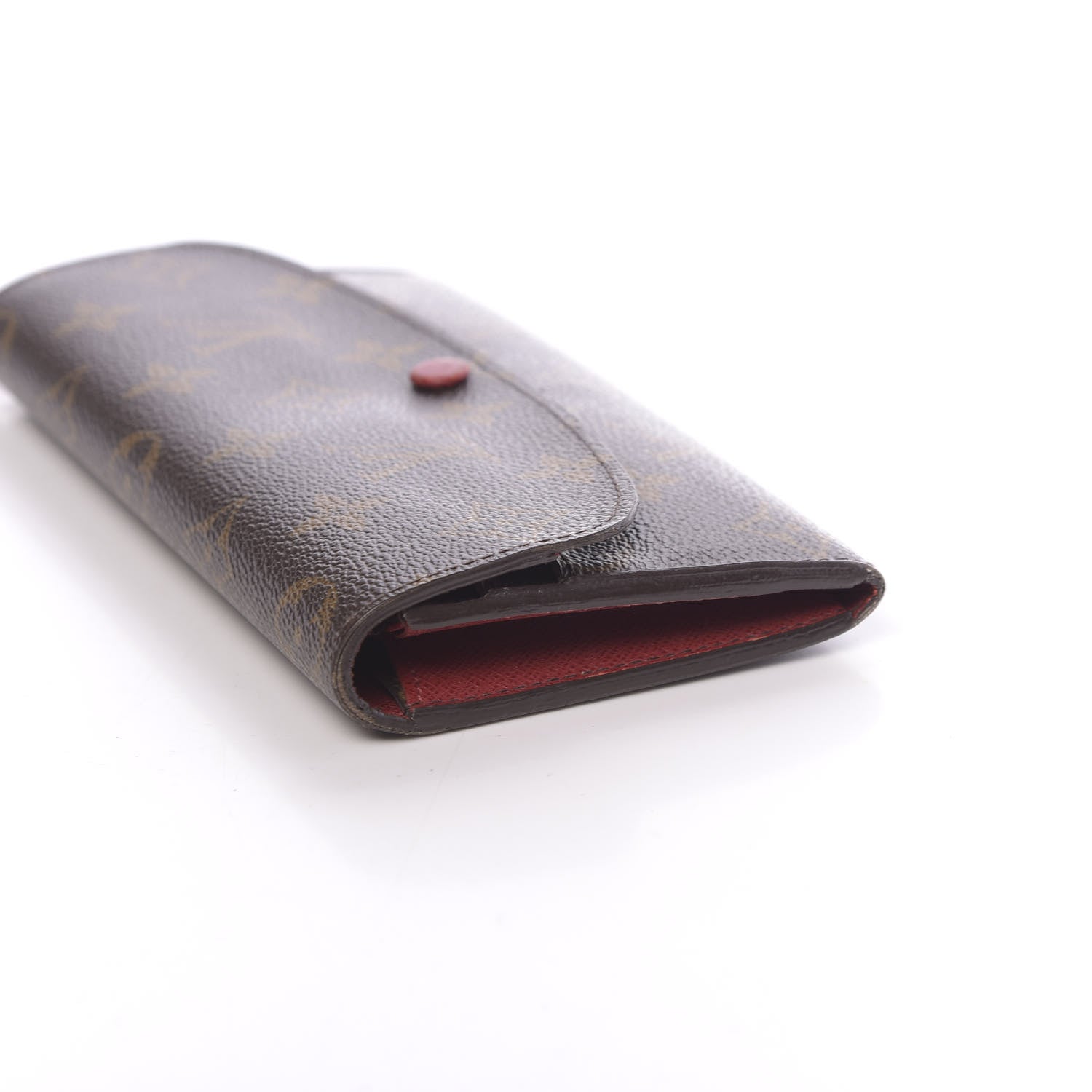 Louis Vuitton Monogram Emilie Wallet Red 10 of 12