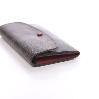 Louis Vuitton Monogram Emilie Wallet Red 10 of 12