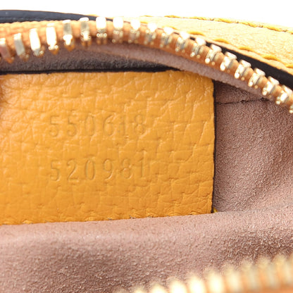 Gucci GG Supreme Monogram Flora Web Mini Ophidia Round Shoulder Bag Beige Multicolor Crop 7 of 9