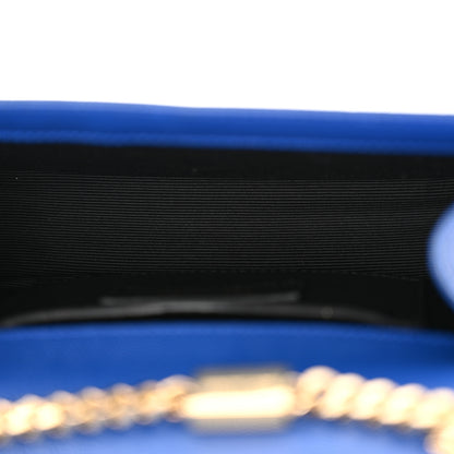 Saint Laurent Grain De Poudre Small Classic Monogram Kate Satchel Blue Clair 5 of 11