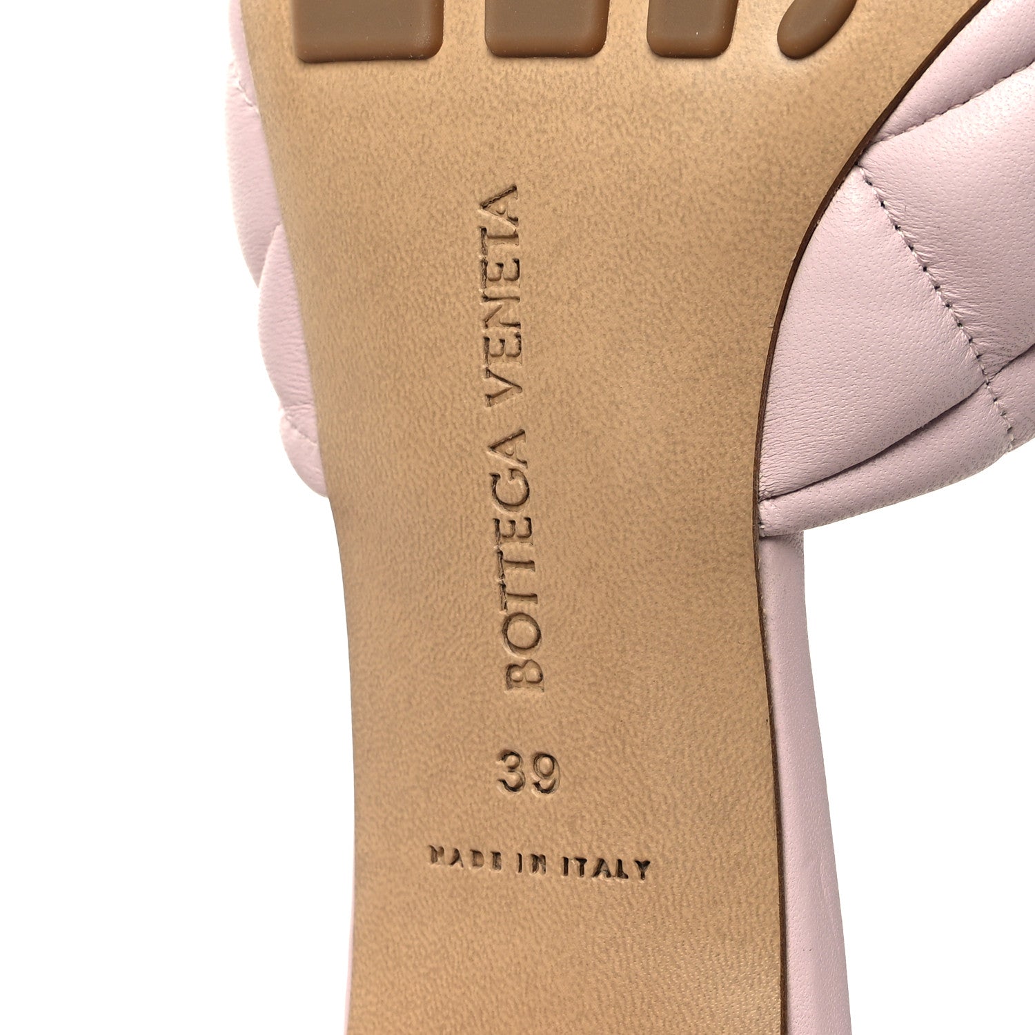 Bottega Veneta Nappa Padded Lido Mule Sandals 39 Magnolia 6 of 8