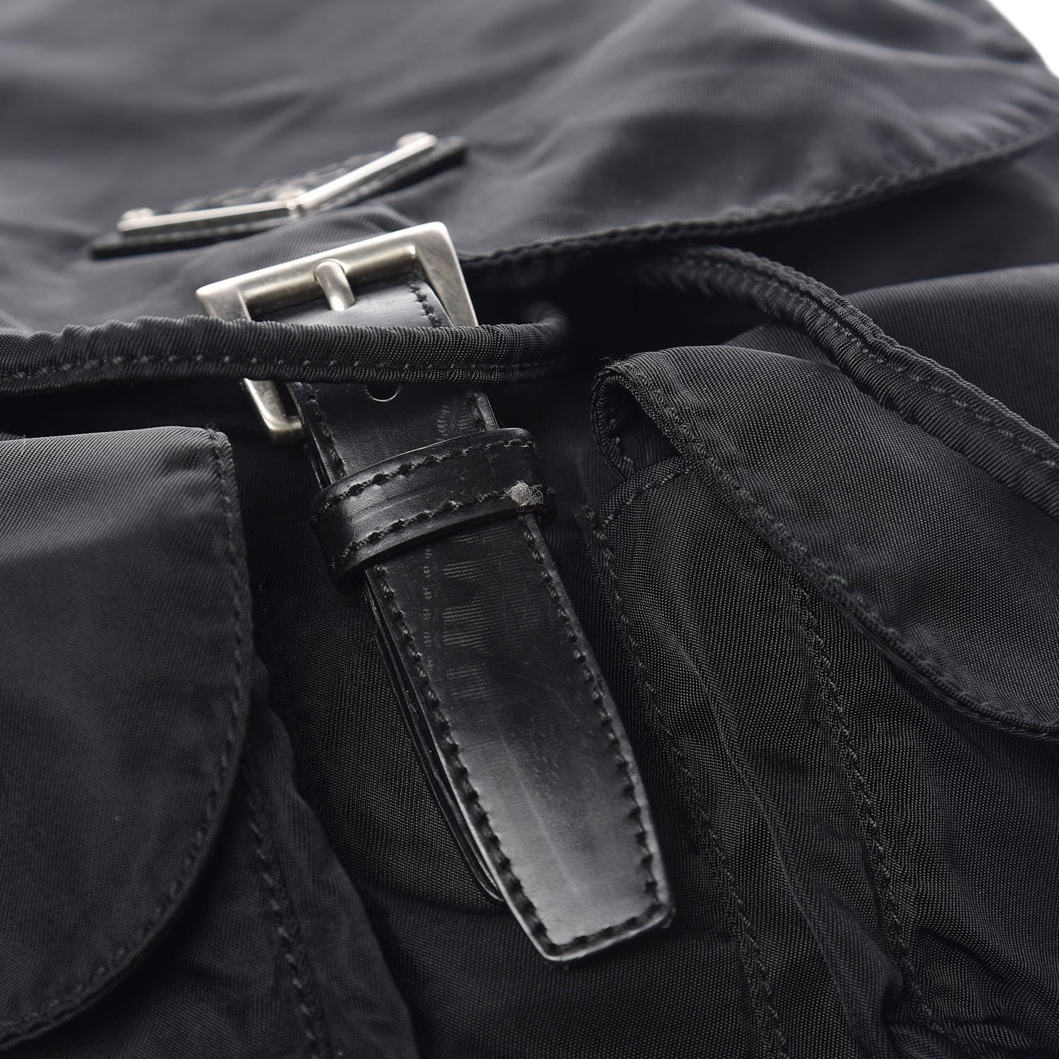 Prada Nylon Vela Medium Backpack Black 9 of 10