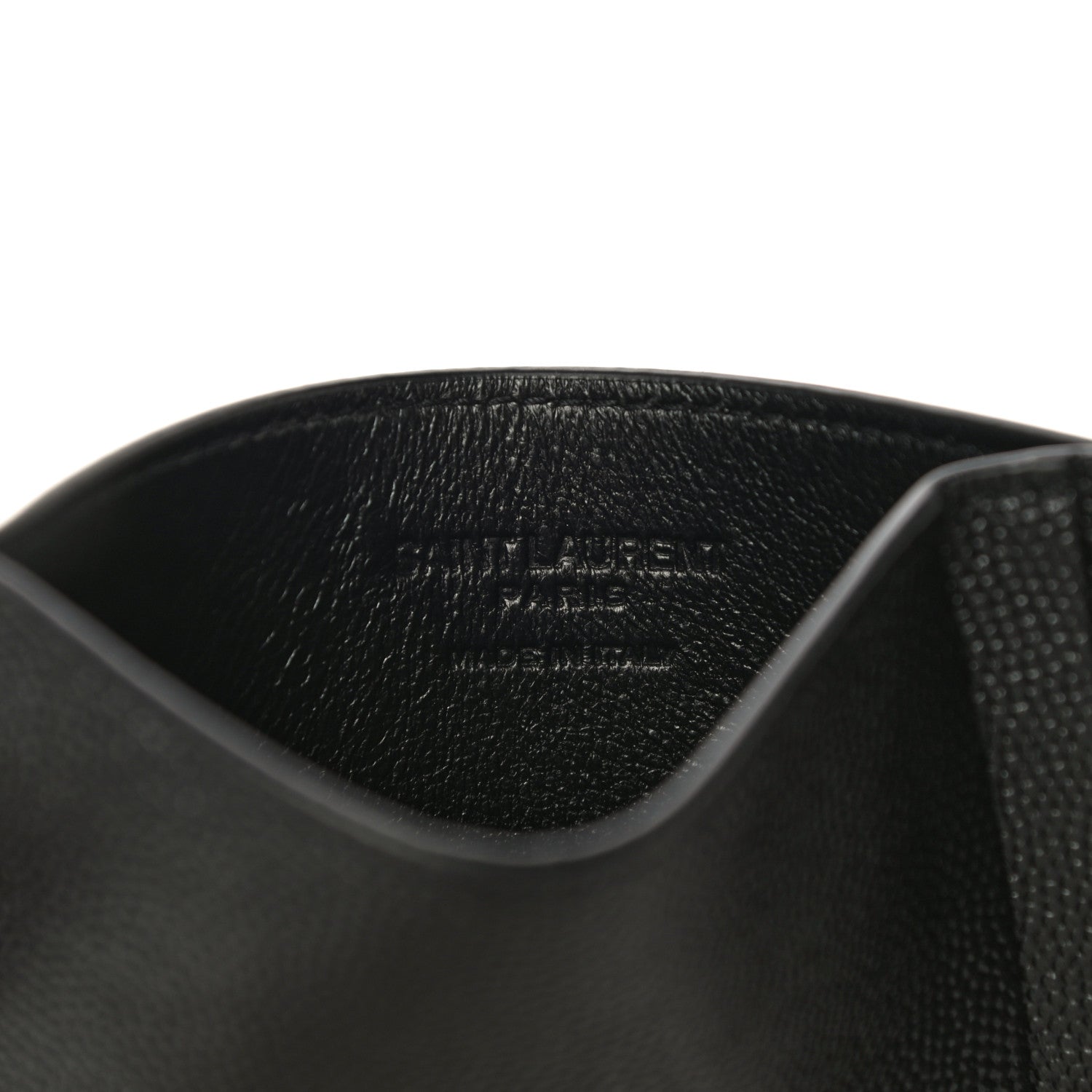 Saint Laurent Grain de Poudre 5 Fragments Card Holder Black 6 of 9
