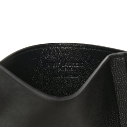 Saint Laurent Grain de Poudre 5 Fragments Card Holder Black 6 of 9