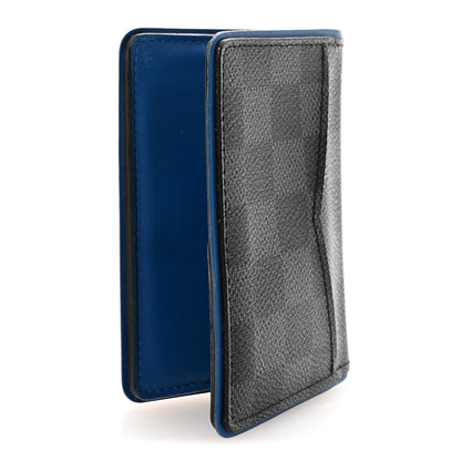 Louis Vuitton Damier Graphite Pocket Organizer Bleu Neon 3 of 6