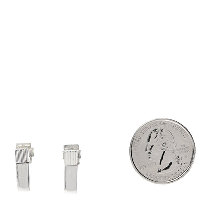 Gucci Sterling Silver Rectangle Stud Earrings 2 of 4