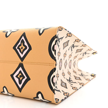 Louis Vuitton Monogram Giant Wild At Heart Onthego GM Arizona 9 of 9