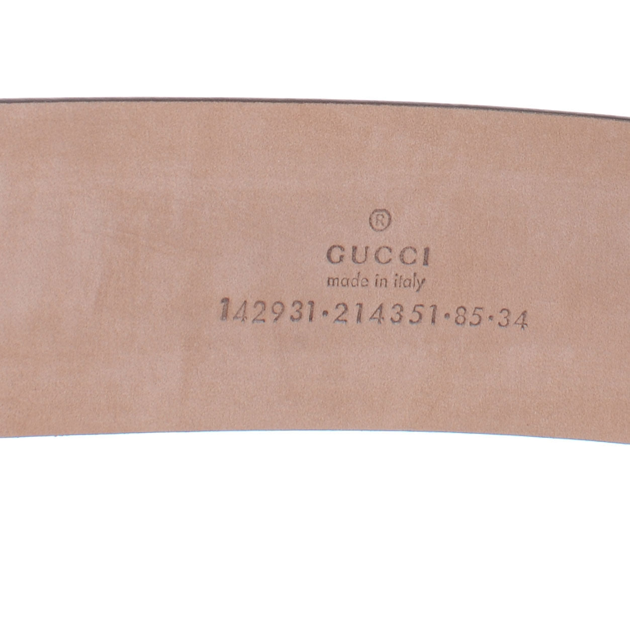 Monogram Interlocking G Belt 85 34 White