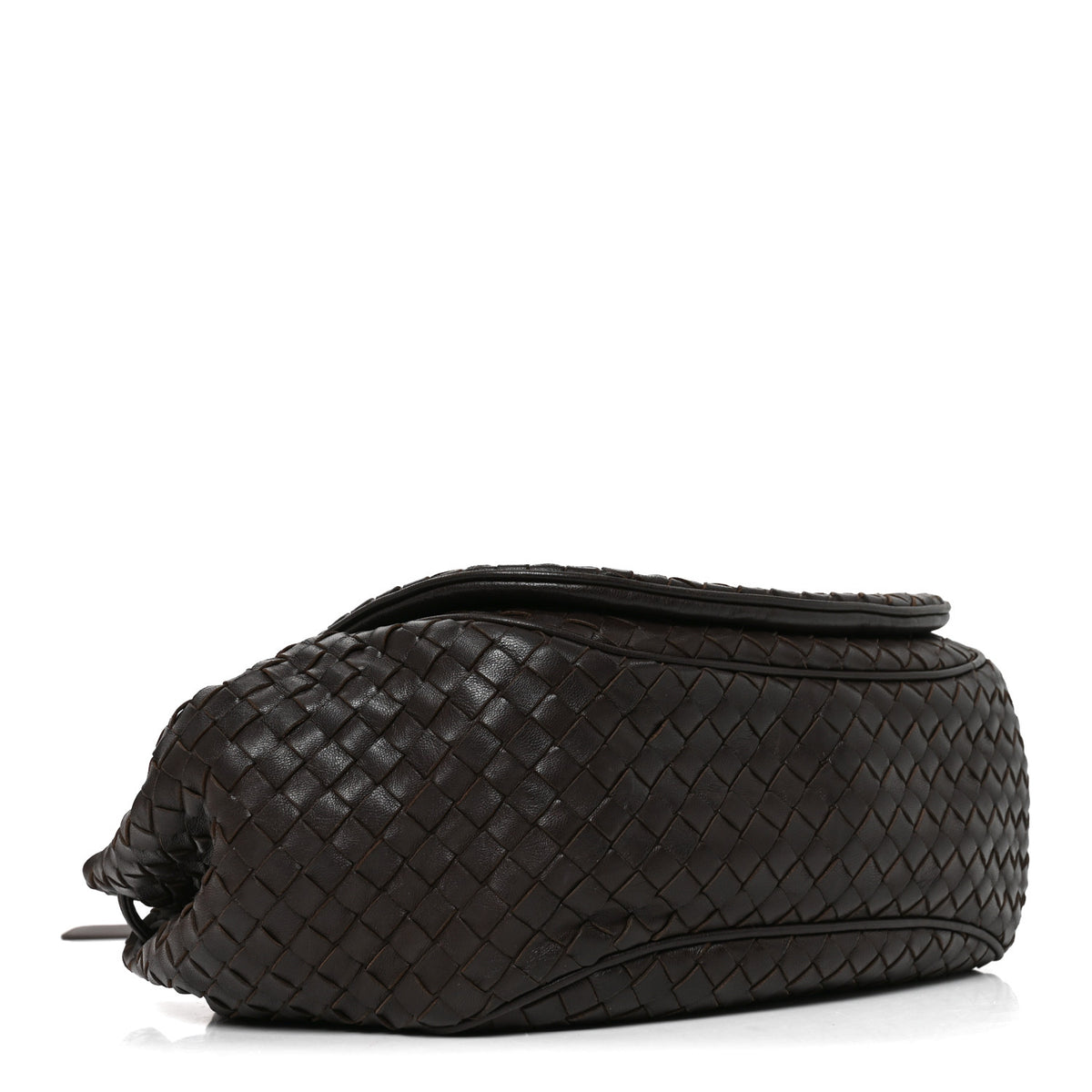Bottega Veneta Nappa Intrecciato Messenger Bag Ebano 4 of 12