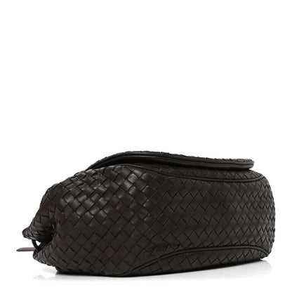Bottega Veneta Nappa Intrecciato Messenger Bag Ebano 4 of 12