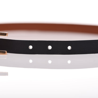 Hermes Chamonix Tadelakt Behapi Double Tour Reversible Bracelet T1 Black Fauve 6 of 7