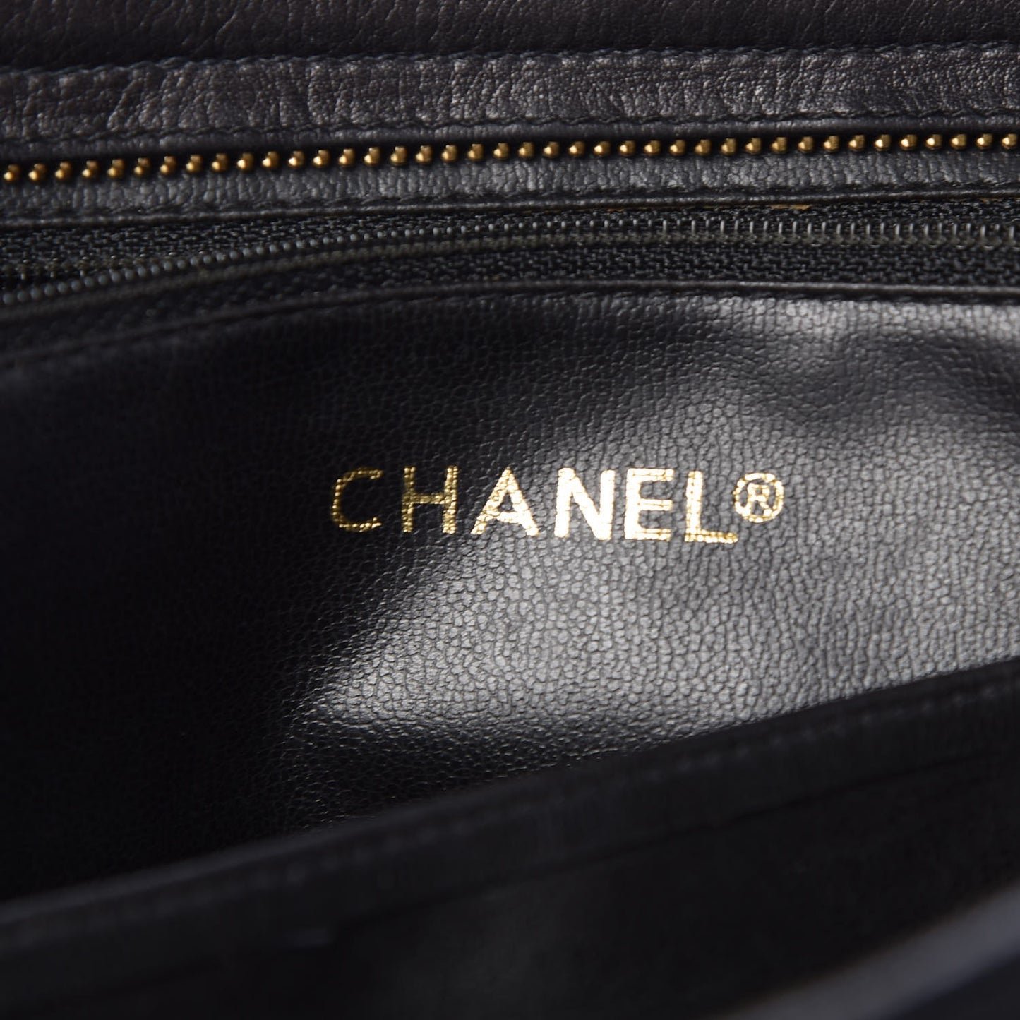 Lambskin Quilted Shoulder Bag Black