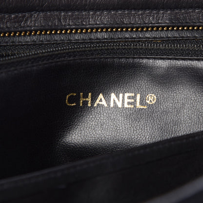Chanel Lambskin Quilted Shoulder Bag Black 6 of 8