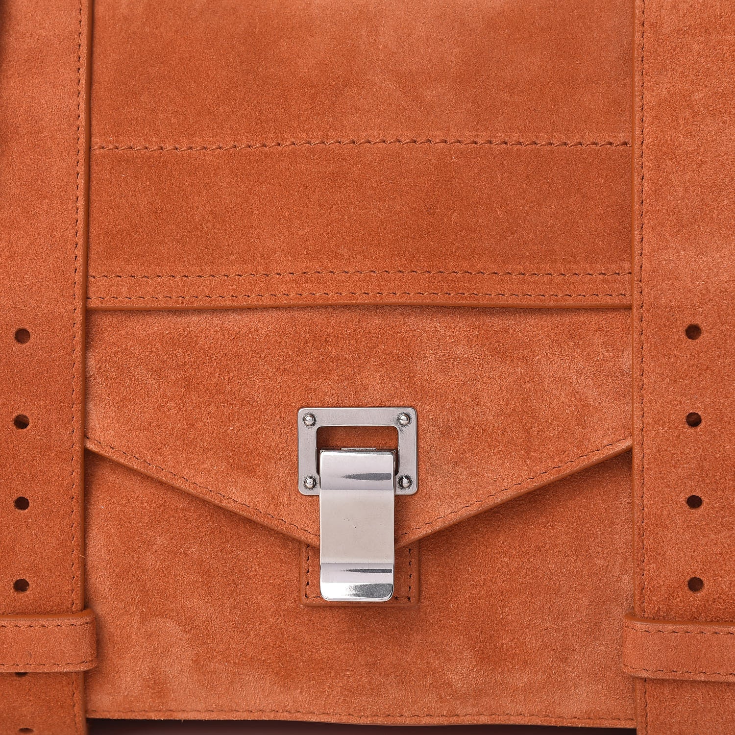 Proenza Schouler Suede PS1 Medium Satchel Red Clay 13 of 20