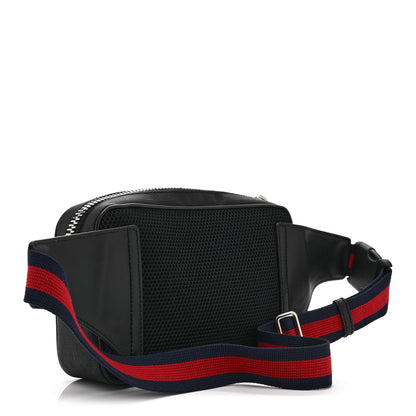 Gucci Soft GG Supreme Monogram Web Belt Bag Black Grey 3 of 11
