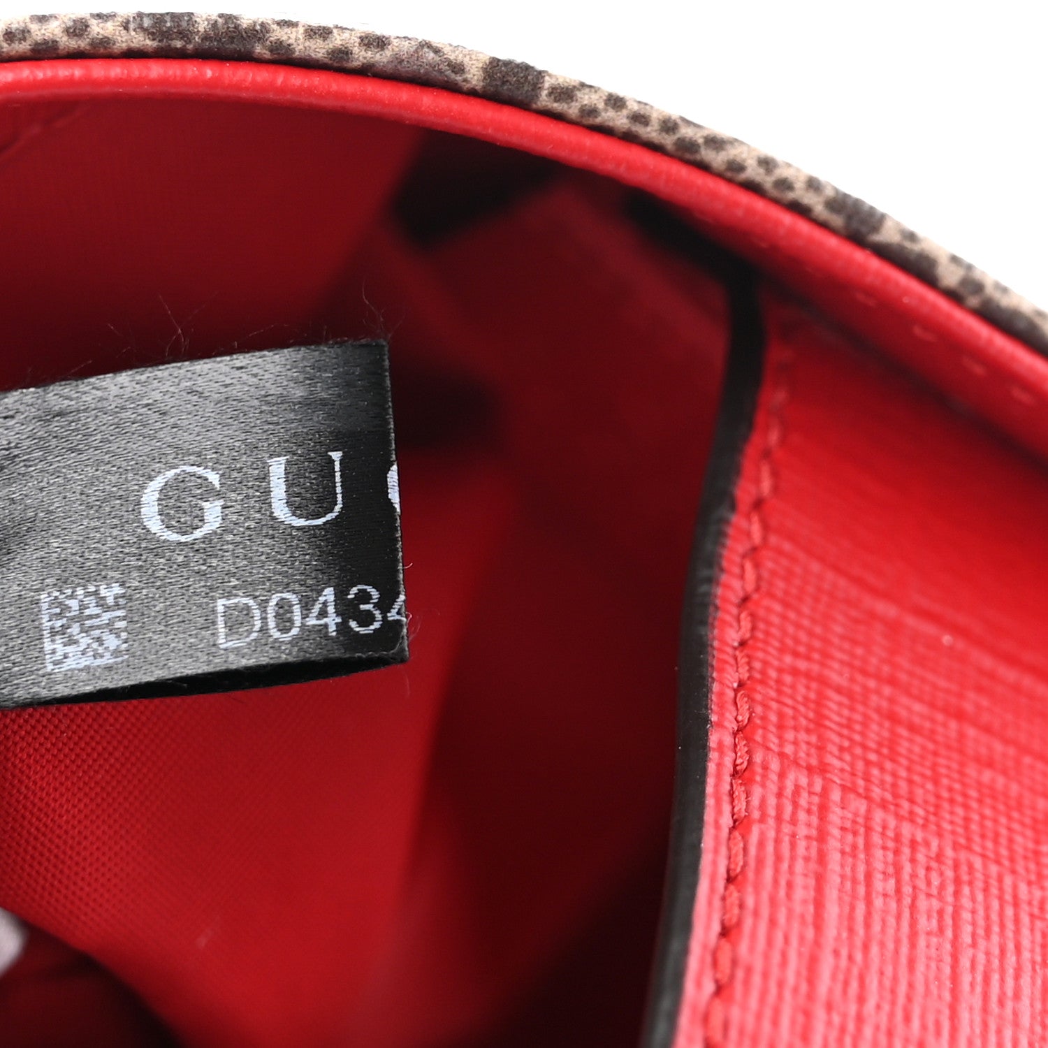 Gucci GG Supreme Monogram Childrens Printed Bucket Bag Beige Dark Brown Red 7 of 10