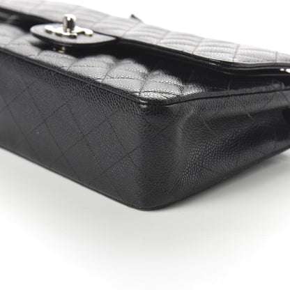 Chanel Caviar Quilted Medium Double Flap Black 8 of 12