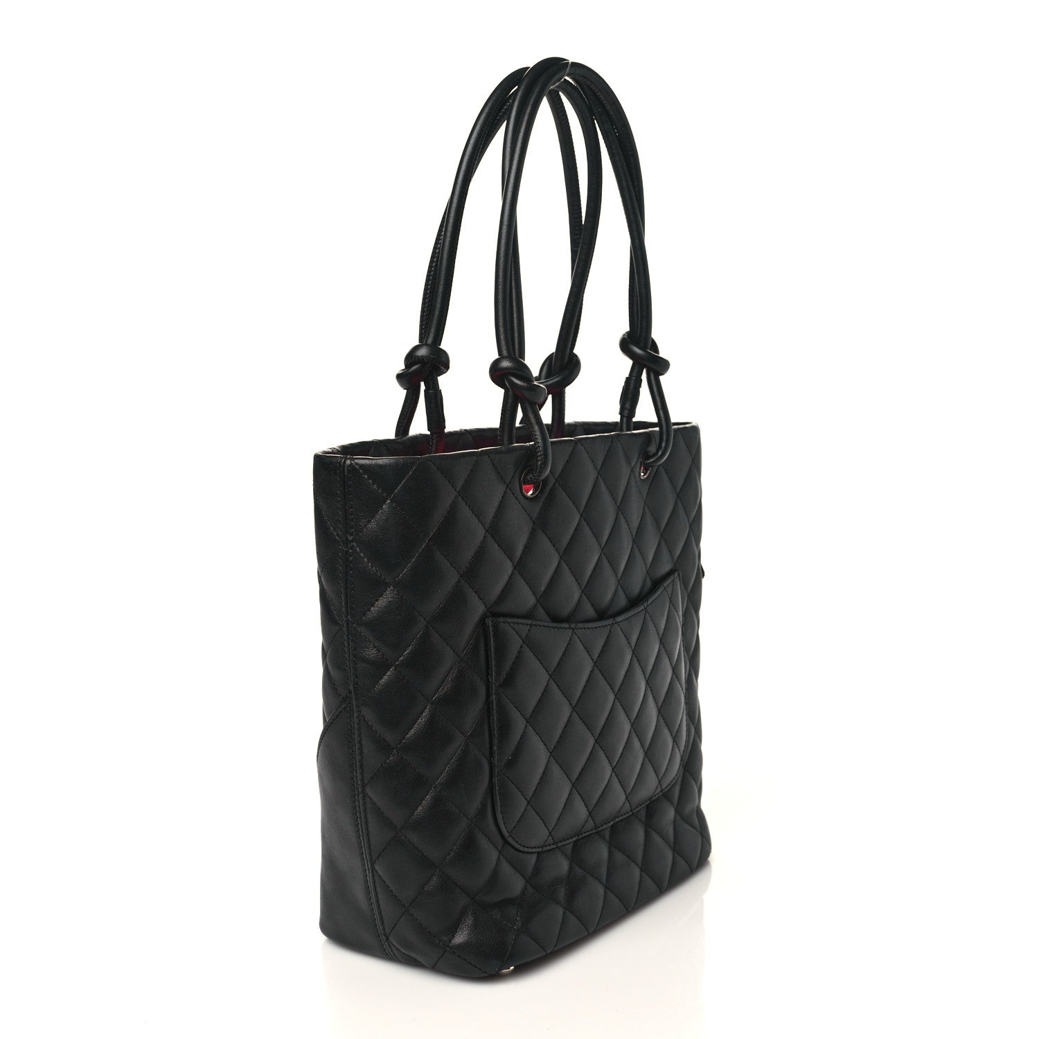Chanel Calfskin Quilted Medium Cambon Tote Black 2 of 9