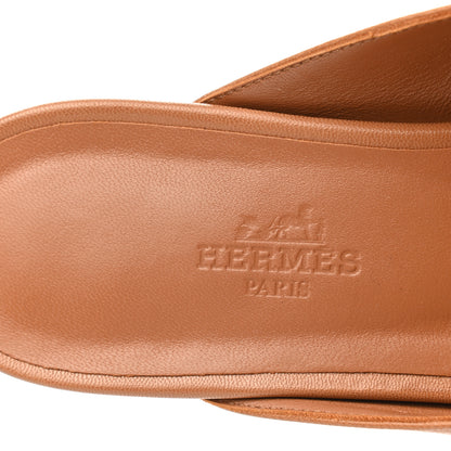 Hermes Goatskin Oz Mules 36 Palissandre 7 of 9