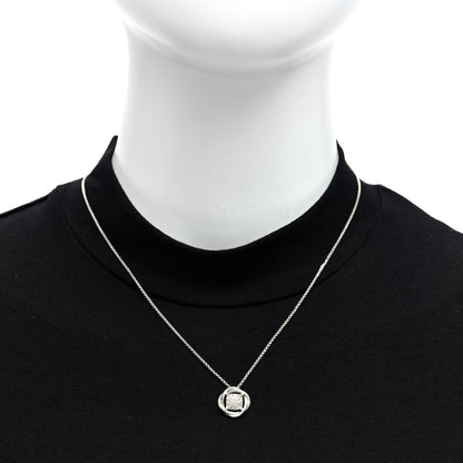 David Yurman Sterling Silver Diamond 13mm Infinity Pendant Necklace 2 of 4
