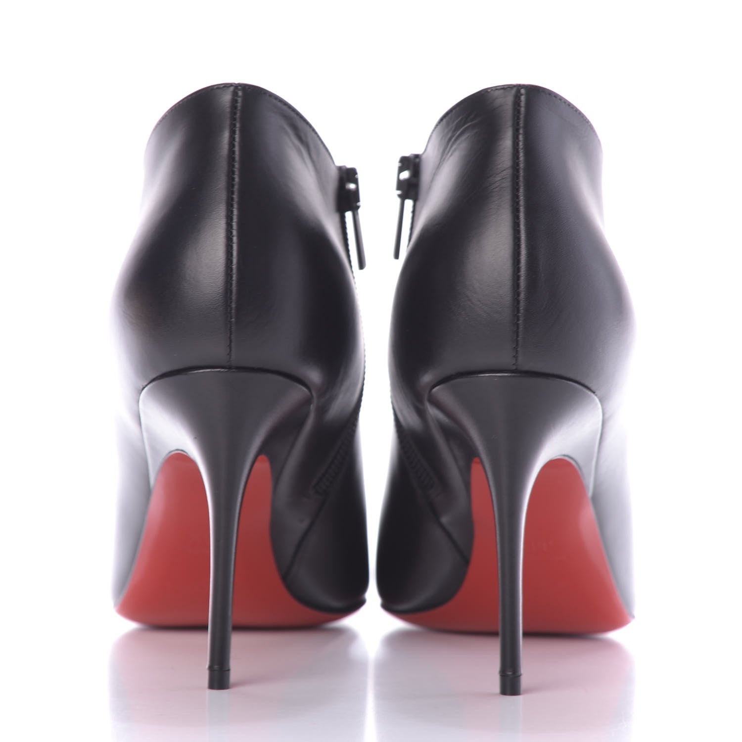 Christian Louboutin Calfskin Gorgona 85 Ankle Boots 38.5 Black 5 of 9