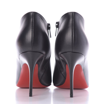 Christian Louboutin Calfskin Gorgona 85 Ankle Boots 38.5 Black 5 of 9