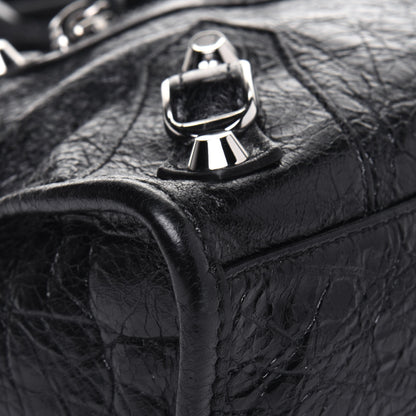 Balenciaga Agneau Classic Silver Hardware Mini City Black 12 of 21