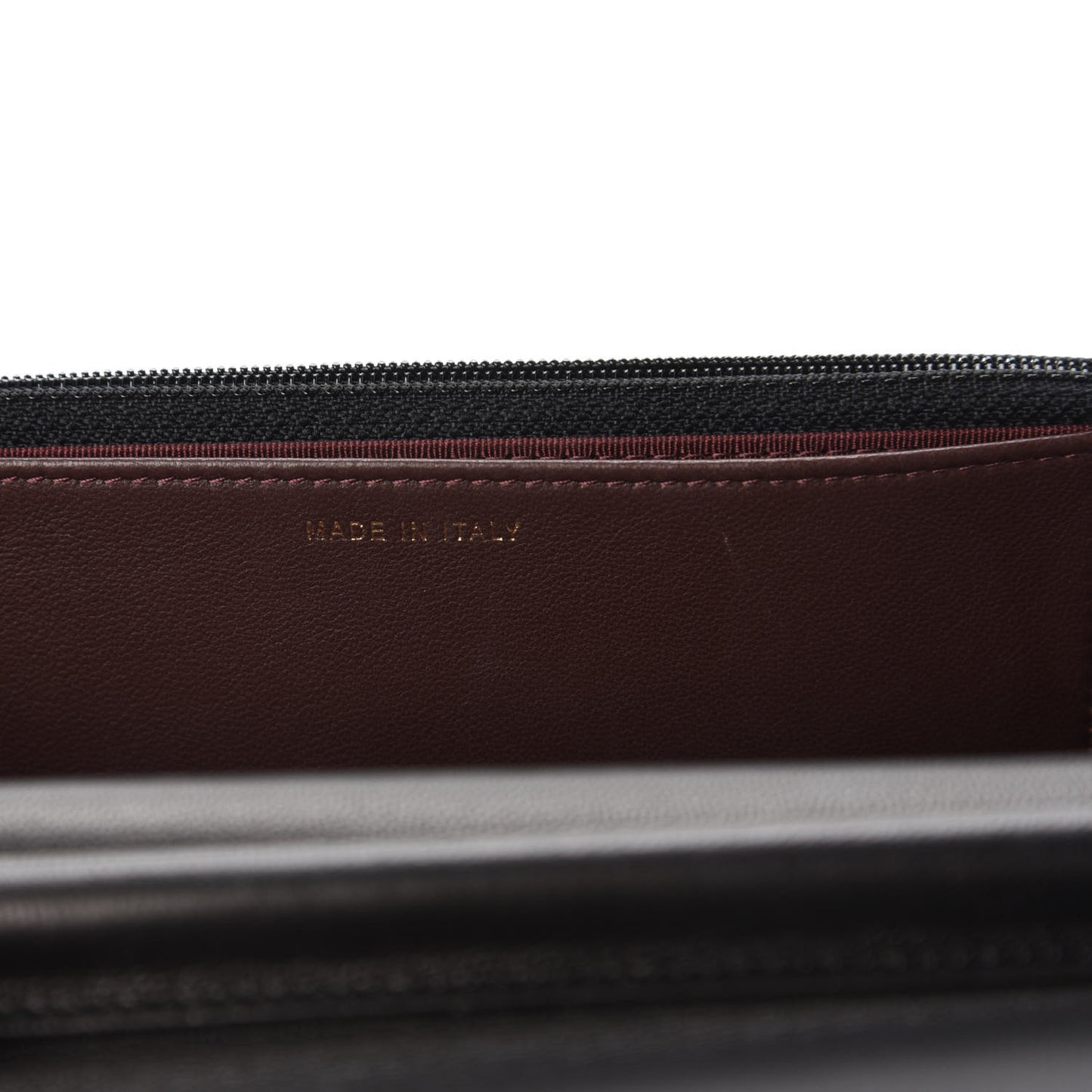 Aged Calfskin Quilted Reissue Wallet On Chain WOC Black