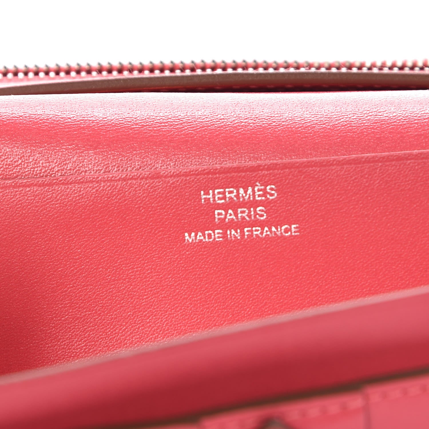 Hermes Tadelakt Bearn Gusset Wallet Rose Lipstick 6 of 16
