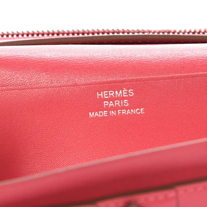 Hermes Tadelakt Bearn Gusset Wallet Rose Lipstick 6 of 16