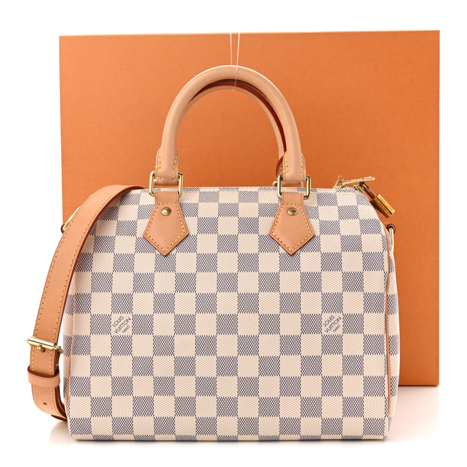 Louis Vuitton Damier Azur Speedy Bandouliere 25 11 of 11