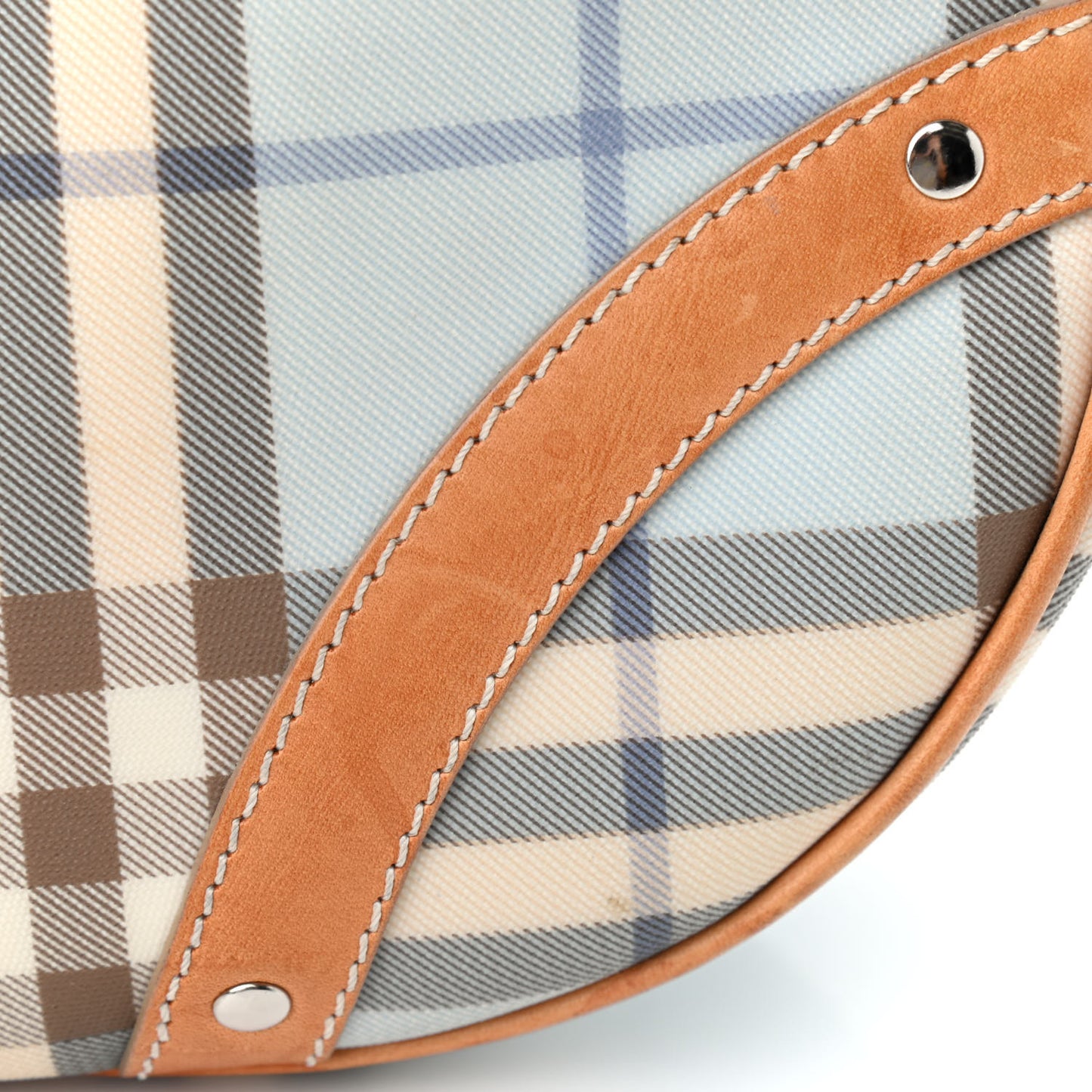 House Check Shoulder Bag Blue