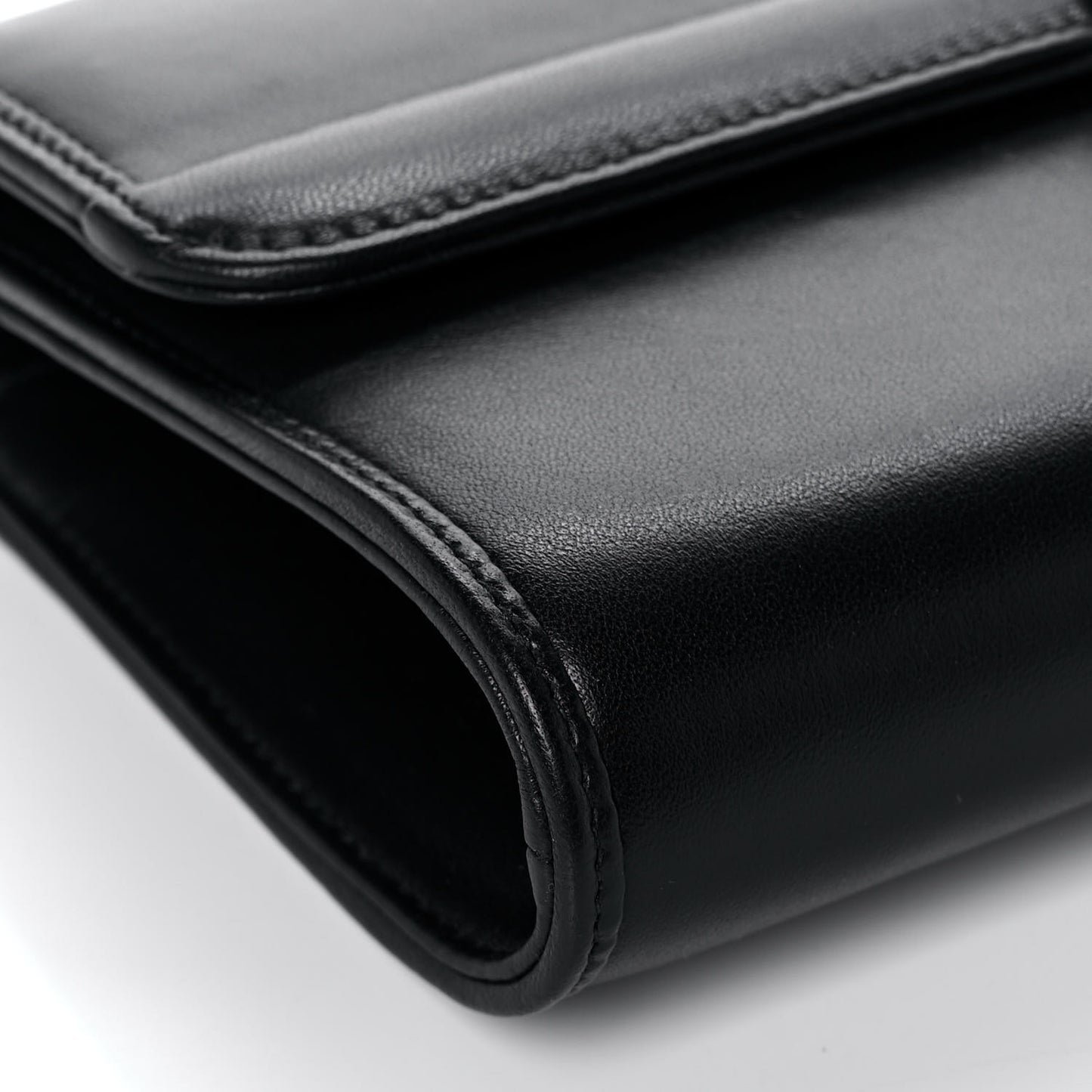 Lambskin Linea Matisse Shoulder Bag Black