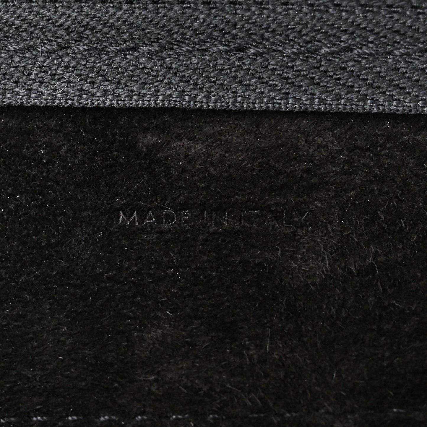 Grained Calfskin Nano Belt Bag Black