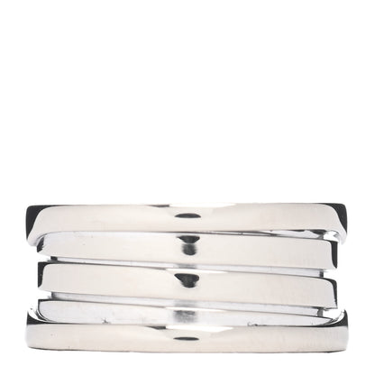 Bulgari 18K White Gold B.Zero1 Three-Band Ring 52 6 3 of 5