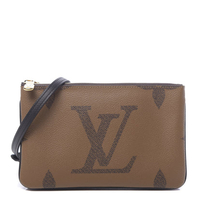 Louis Vuitton Reverse Monogram Giant Double Zip Pochette 1 of 11