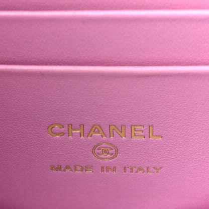 Chanel Caviar Quilted Top Handle Pocket Vanity Case Lilac 6 of 10